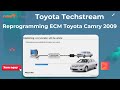 Toyota Techstream - Hướng dẫn cài hộp điều khiển động cơ ECM Toyota Camry 2009