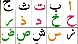 Learn Arabic Reading and Writing Lesson 1 - The Arabic Alphabets 