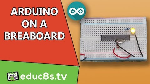 Arduino Uno (ATMEGA328P) on a breadboard Tutorial DIY project. Easy guide.