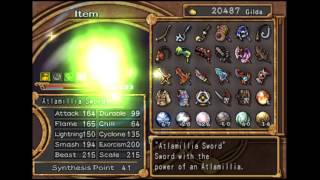 Dark Cloud 2 - Bonus - Shining Bravado to Atlamillia Sword