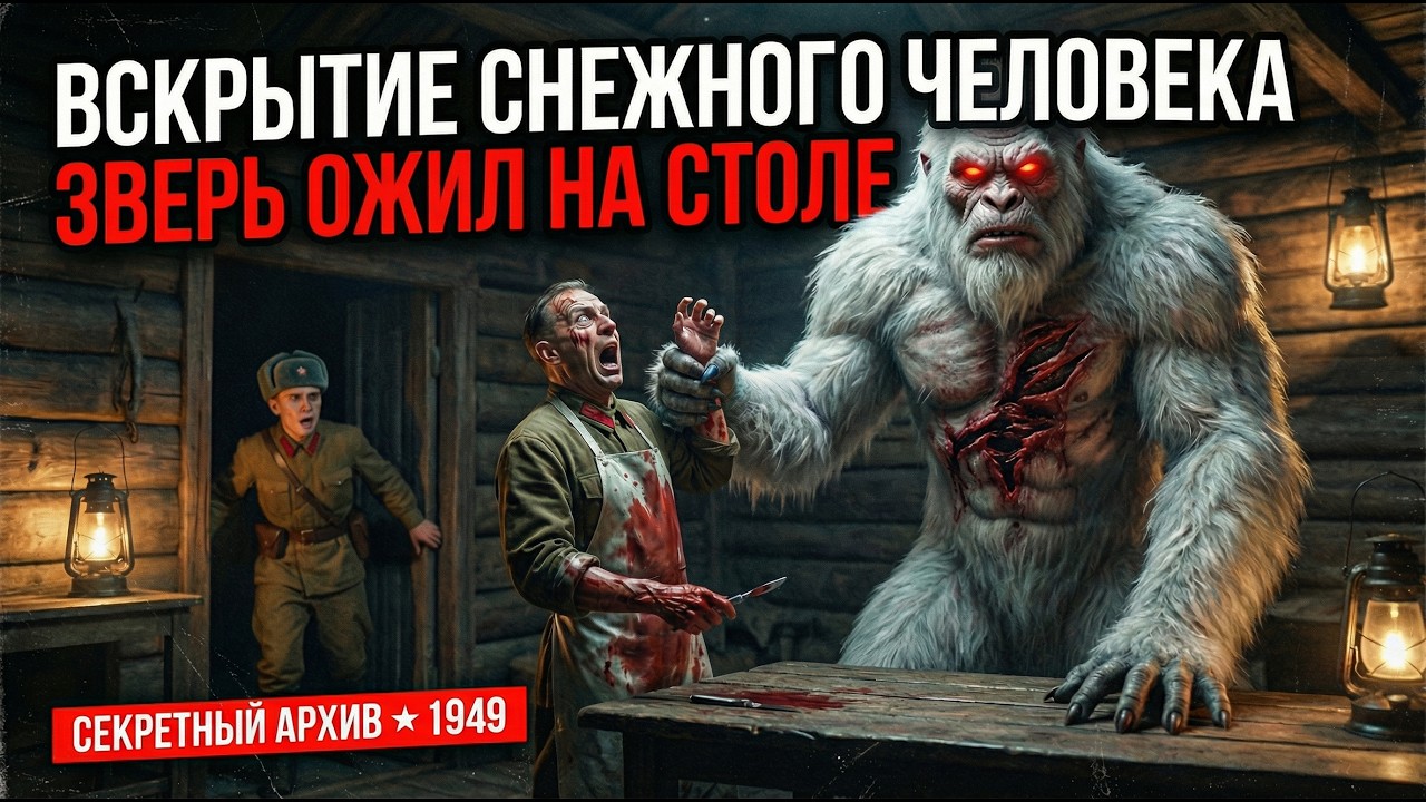 ПОГРАНИЧНИКИ НКВД ЗАСТРЕЛИЛИ «ЙЕТИ» НА ГРАНИЦЕ. Вскрытие зверя | Тянь-Шань