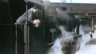 Vintage railway and travel film - North to Wales - 1956