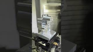 5-Axis CNC Machining of Automotive Valve Body | Deep Space Gray Anodized #automotive #valvebody #cnc