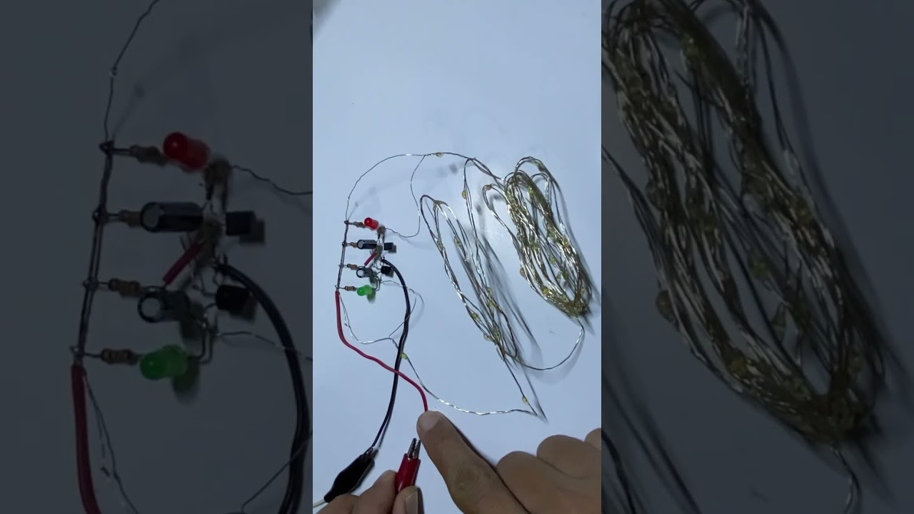 DIY 5V LED String Flasher | Simple & Beautiful Circuit ✨