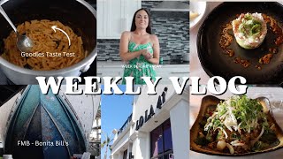 WEEKLY VLOG | PREP FOR VACAY, Goodles GF/GF Taste Test, Lola 41 Naples | Authentically Maureen