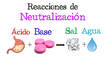 ¿Cuáles son los dos reactantes en una reacción de neutralización?