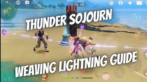 Thunder Sojourn Weaving lightning |Thunder Sojourn Act 3 | Inazuma | Genshin |Genshin Impact 2.0 |
