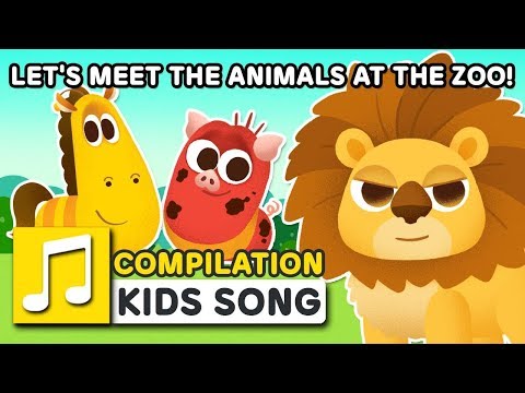 LET'S MEET THE ANIMALS AT THE ZOO! | 22MIN | LARVA KIDS | SUPER BEST ANIMAL SONGS FOR KIDS