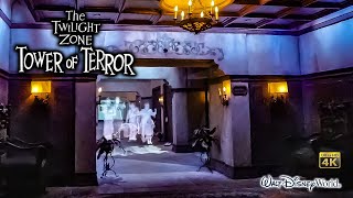 The Twilight Zone Tower of Terror On Ride Low Light 4K POV Walt Disney World 2024 01 01