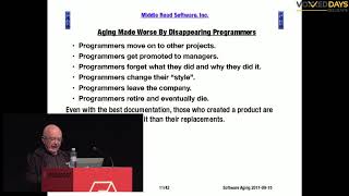 VDB17 · David Parnas - Software Aging — Why it happens and how to reduce it Net Worth