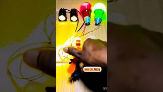 Amazing DC Motor Light Experiment ⚡💡 #shorts