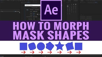 How To MORPH SHAPES In After Effects CC