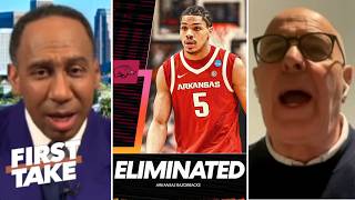 FIRST TAKE | Arkansas' loss to Arizona is the most disappointing in Sweet 16 - Stephen A. tells Seth