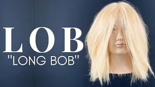 How to cut and style a Modern Lob Long Bob
