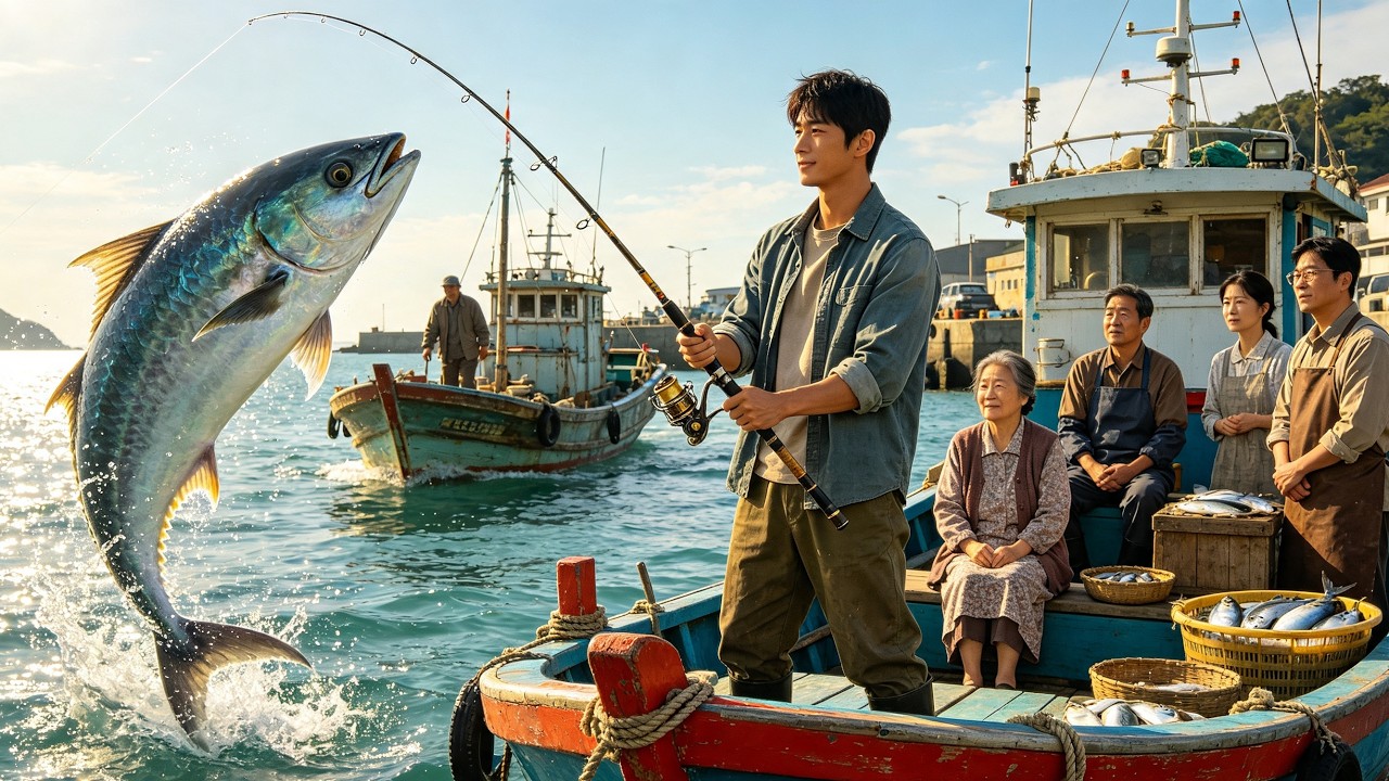 Fisherman Lin Shen sets sail with a divine fishing rod to fish. In stormy waters, he finds his father, who has been missing for twenty-two years and drifting at sea, and joins forces to hunt down the sea bullies.