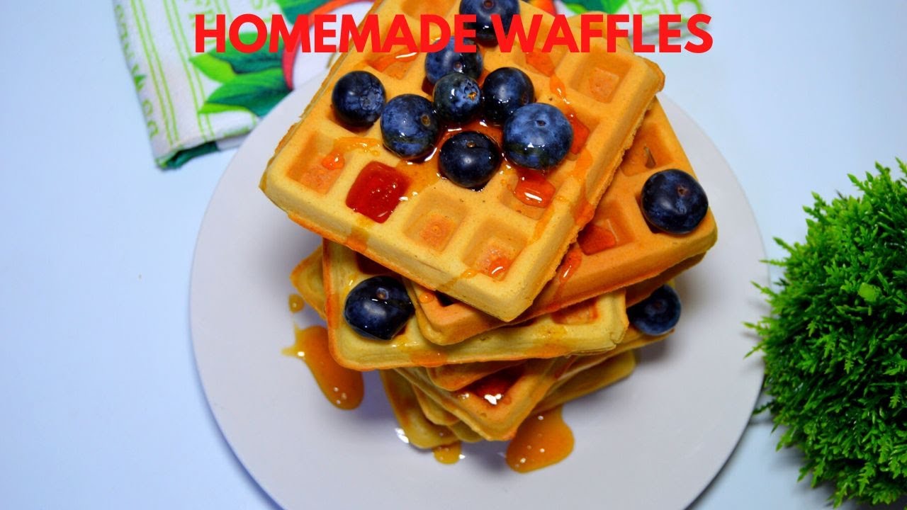 WAFFLE RECIPE How to Make the Best Waffles Homemade Waffles Recipe
