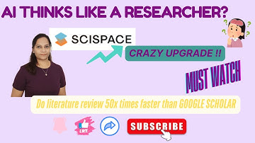 How to use AI for literature review? SCISPACE AI reads 1000 papers so You Don