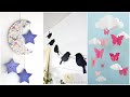 3 diy  kids room decor ideas  room decor paper crafts projects  children room decoration