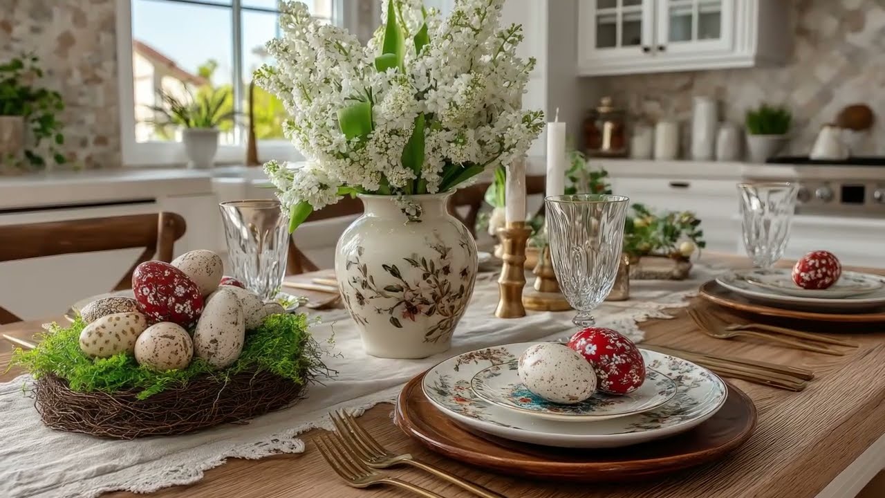 Elegant French Easter small Kitchen Decor Ideas | DIY & Budget-Friendly Tips