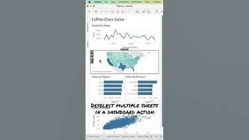 #Tableau - Deselect Multiple Sheets in a Dashboard Action