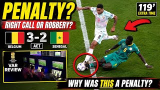 Belgium v Senegal last minute penalty controversy | Senegal robbed? | World Cup 2026 screenshot 2