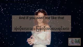 Céline Dion - It's All Coming Back To Me Now | Lyrics ( Myanmar Subtitles/mm sub )