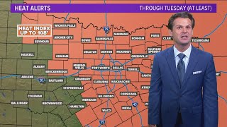 DFW Weather | More triple-digit temperatures ahead in the 14 day forecast