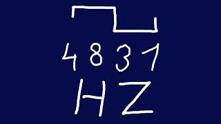 4831 hz square
