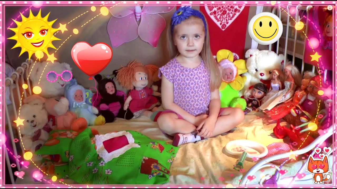 Девочка 4 годика мило играет в куклы Cute Girl Playing With Dolls 2015 Hd Youtube 