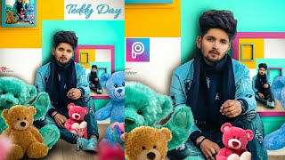 Picsart Happy taddy bear day | PicsArt velentine's week photo editing tutorial | Shiv the editor screenshot 4