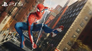 Spider-Man Remastered PS5 - Stark Suit Free Roam Gameplay (4K 60FPS Performance RT Mode)