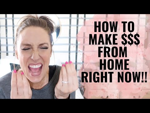 How to make money from home RIGHT NOW! | Creative ways to make money