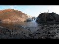 Иркиндинский водопад, вид снизу. Плато Путорана.