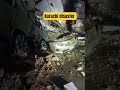 کراچی میں طوفان سے شدید تباہی