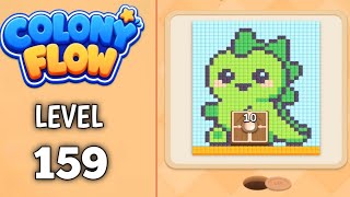 Colony Flow Level 159 walkthrough & solution Gameplay Easy