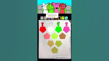 Digital Sprunki but Sprunked Color Mixing 😍 #sprunki #procreate #sprunked #colourmixing #incredibox