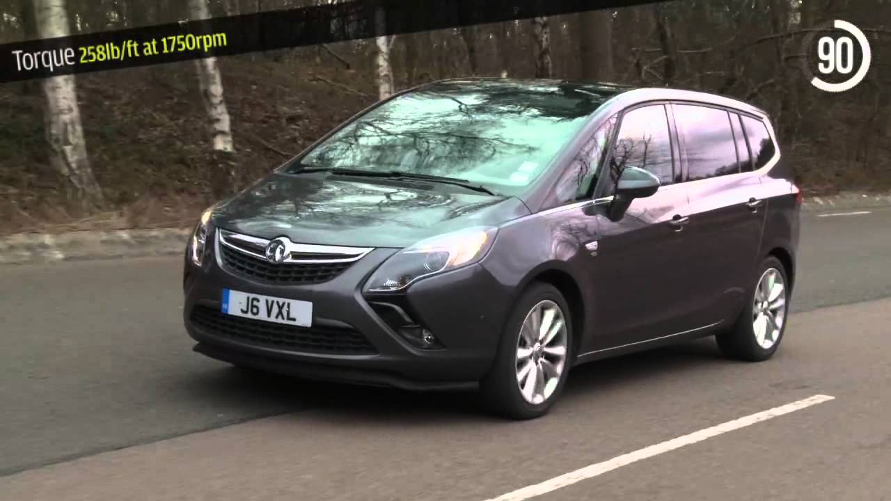 Vauxhall Zafira Tourer Video Review 90sec Verdict Youtube