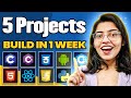 5 best coding projects for job  project ideas for beginners anshika gupta