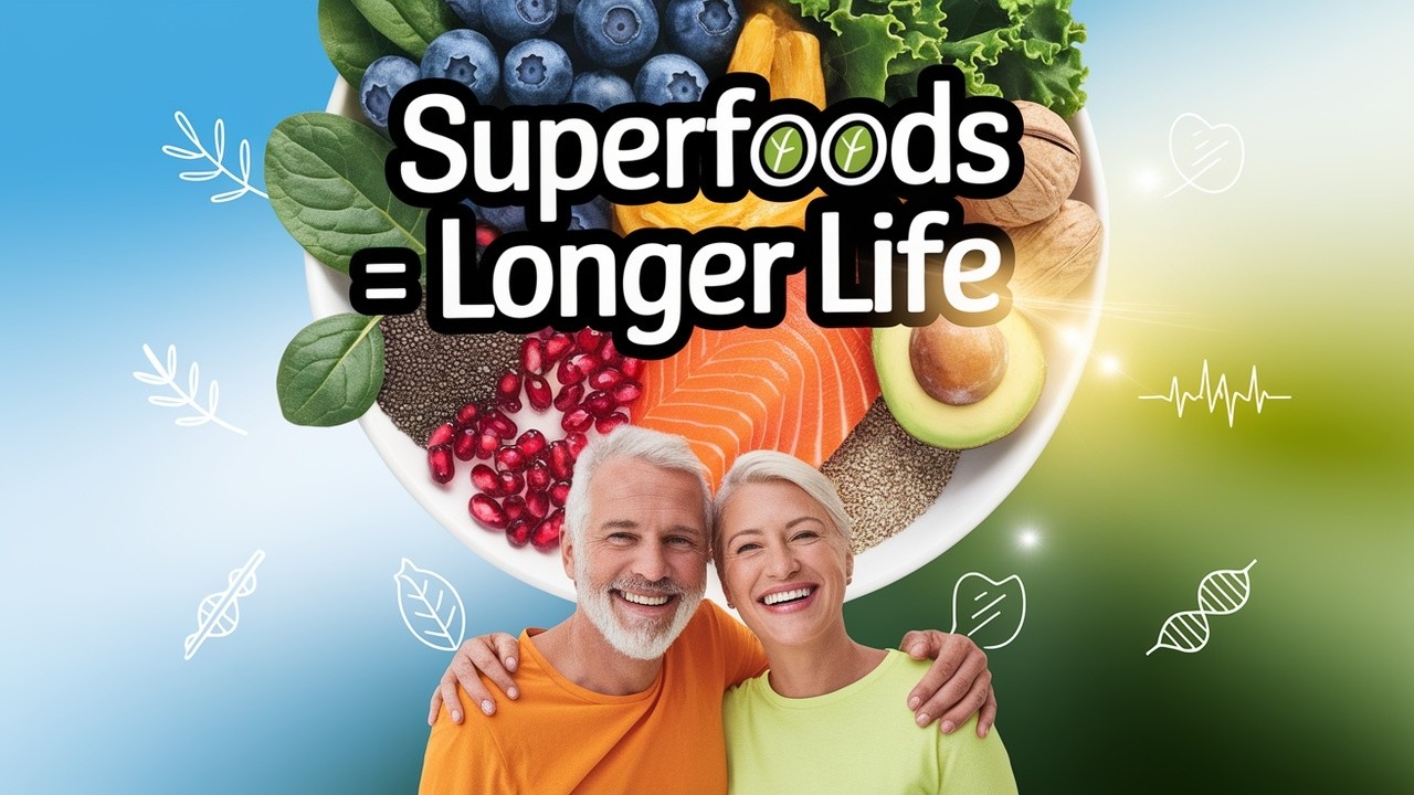 Superfoods to Help You Live Longer #HealthyLiving - YouTube