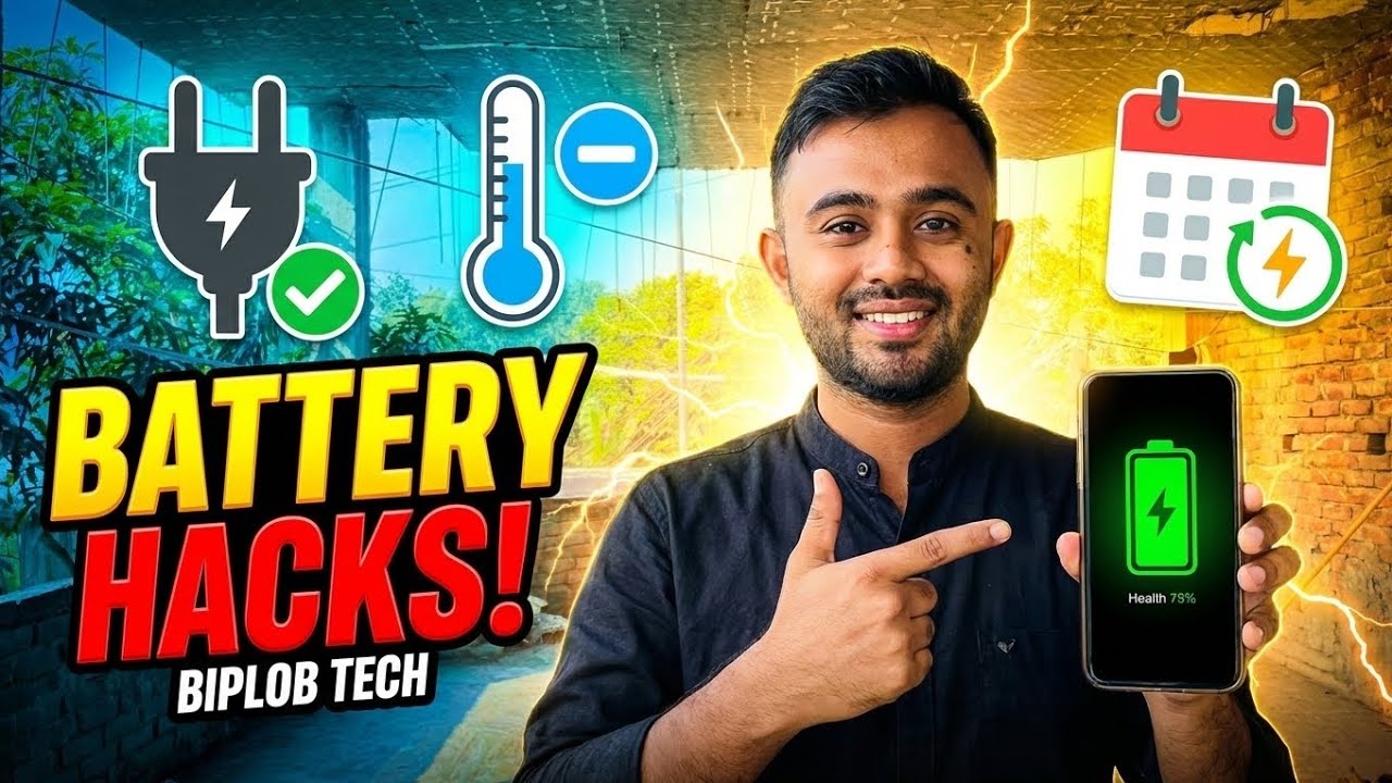 ⚡PHONE BATTERY HACKS! ব্যাটারি হেলথ ২০% বাড়ানোর আসল ট্রিক!  