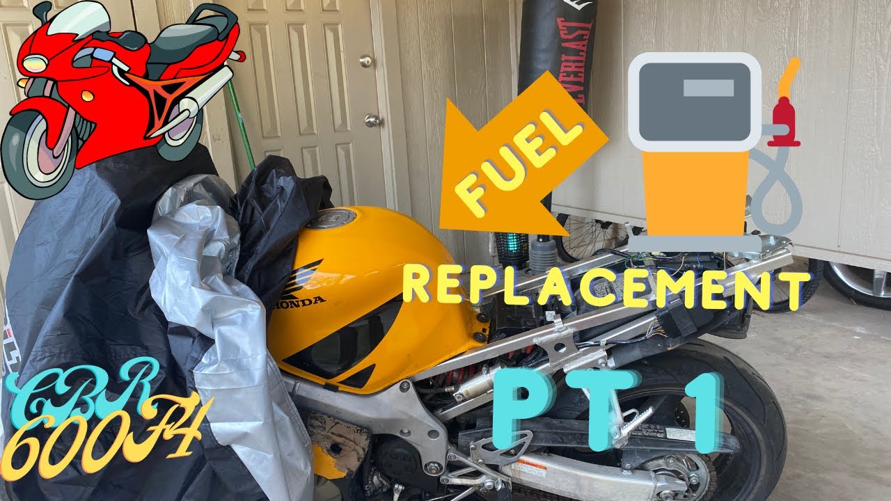 Fuel Pump Replacement Pt. 1 #CBR600F4 - YouTube