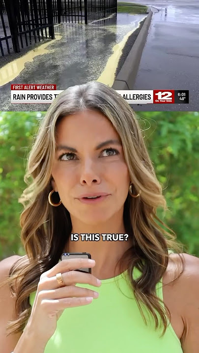 Does RAIN help with ALLERGIES??? #allergies #shorts