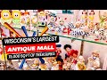 Largest antique mall in wisconsin  thrift with me finding vintage to resell shop with me part 2