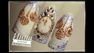 ❄ НОВОГОДНИЕ часы на ногтях ❄ НОВОГОДНИЙ дизайн ❄ Дизайн ногтей гель лаком ❄ ❄ НОВОГОДНИЕ часы на ногтях ❄ НОВОГОДНИЙ дизайн ❄ Дизайн ногтей гель лаком ❄