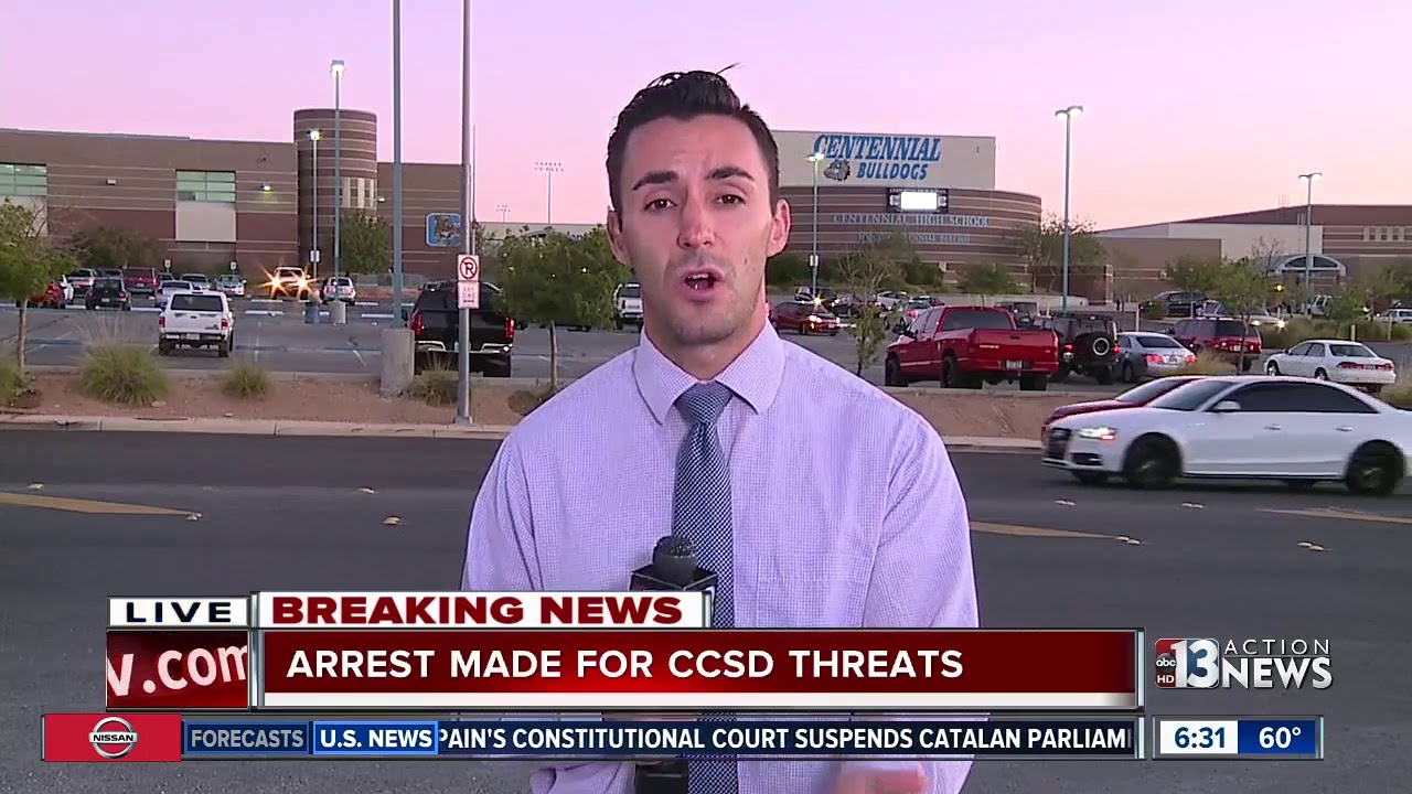 UPDATE Person arrested for CCSD threats YouTube