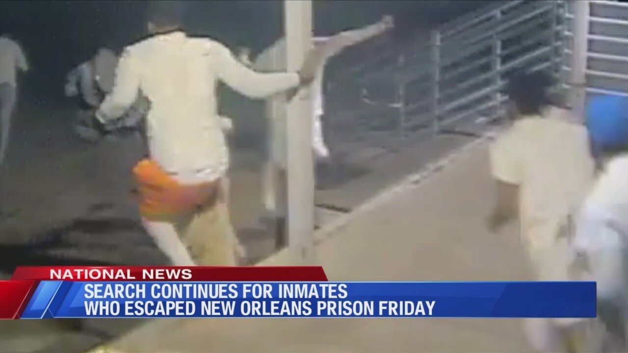 Search continues for inmates who escaped New Orleans prison - YouTube
