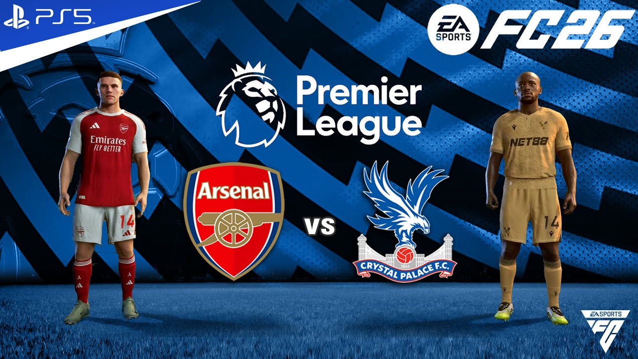 FC 26 - Arsenal vs Crystal palace - Premier League Match - Authentic Gameplay | PS5™ 4K HDR