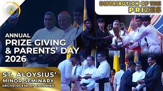 Distribution of the Prizes | Annual Prize Giving & Parents' Day -2026 | St. Aloysius' Minor Seminary