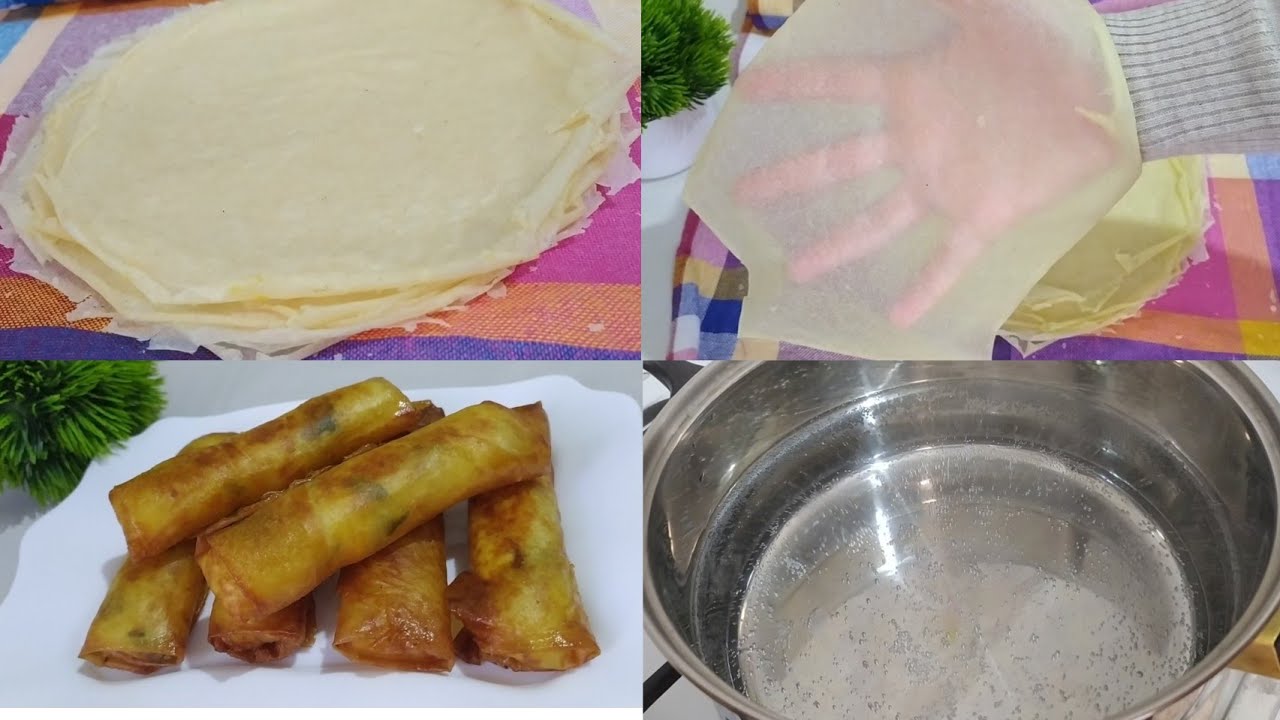 ورق الديول بسميد فقط ! على الحمام المائي/  بدون عجن ولا تعب/ أسهل وانجح ديول راح ديريهم في حياتك