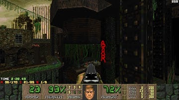 Doom 2 - DBP50: Emerald City (Map 14: Walled Garden): UV-Fast 100% Blind (Map Author: Matador)